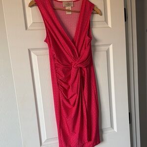 JB by Julie Brown Geometric Pink Midi Dress